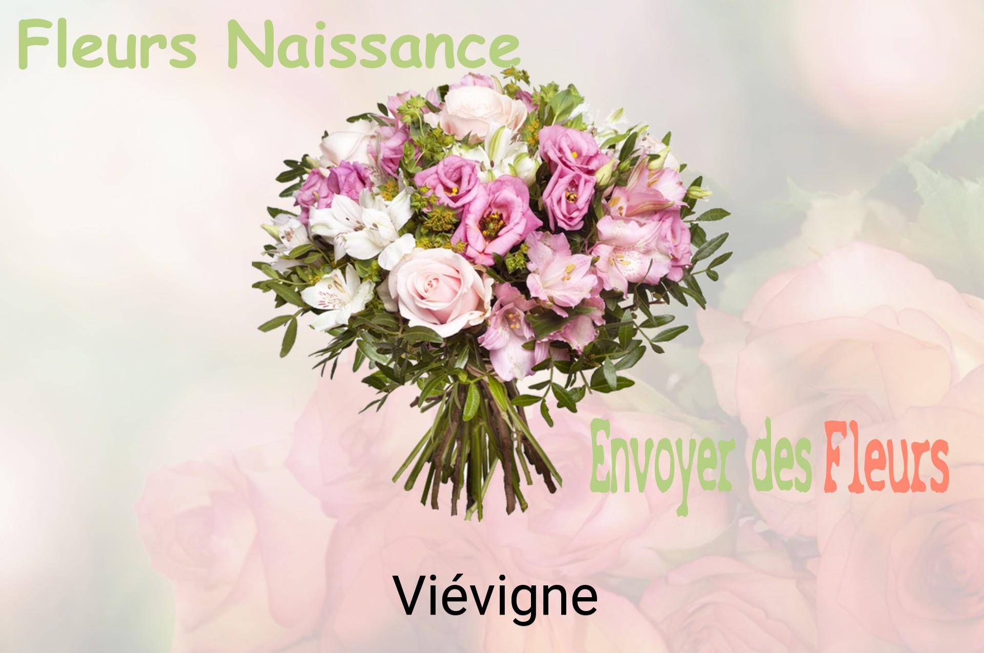 Bouquet de fleurs de naissance livré à Viévigne